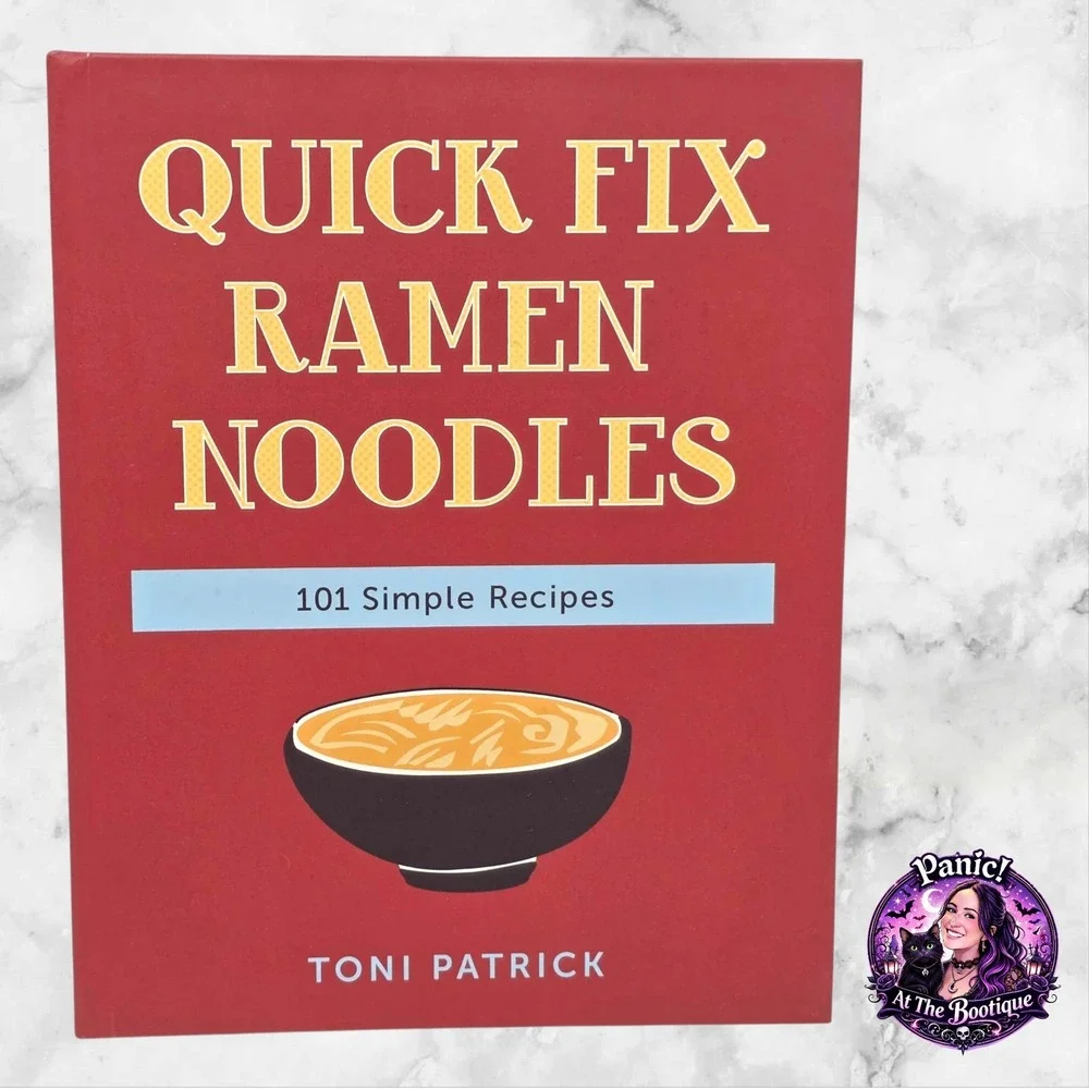 Toni Patrick Quick Fix Ramen Noodles Cookbook Hardcover Red 101 Simple Recipes